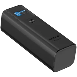 CANYON power bank PB-2010 TFT 27000 mAh 97.2Wh PD140W QC 3.0 Dark Grey - 5