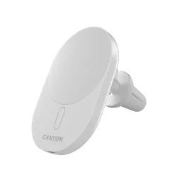 CANYON car charger OnGrip 105 15W Qi2 Wireless White - 1