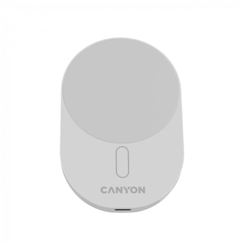 CANYON car charger OnGrip 105 15W Qi2 Wireless White - 1