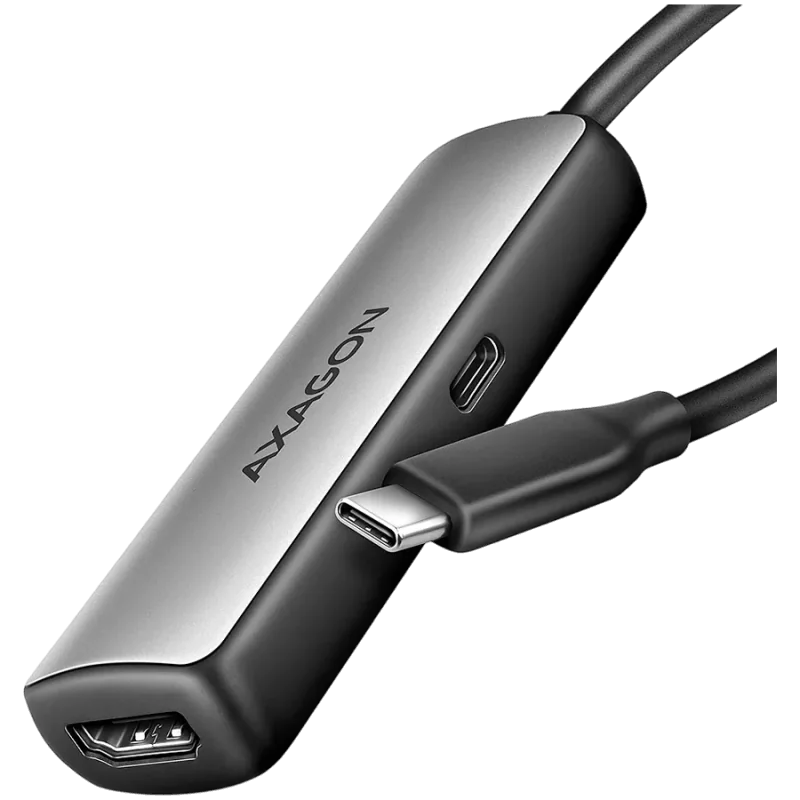 AXAGON RVC-HI8KPD USB-C - HDMI 2.1 adapter, 8K/60Hz, 4K/144Hz, HDR10+, PD 100W - 1