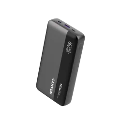 CANYON Power Bank PB-240, 25000mAh PD140W display power bank,Size160.0x82x27 mm Weight 508+-10g, Dark Grey - 2