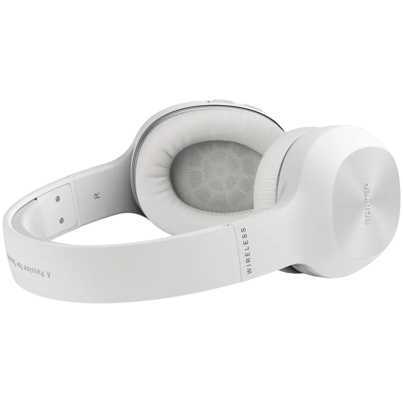 Edifier W800BT Plus Wireless Over-Ear Headphones, 40mm Dynamic Drivers, BT V5.1, Up To 55H Battery, USB-C, White - 1