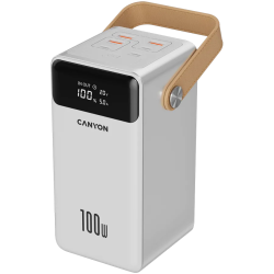 CANYON power bank OnPower 610 metal 60000 mAh PD100W White - 1