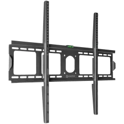 ONKRON Fixed TV Wall Mount for 55 to 100-inch Flat Panel TVs Digital Panels 75 kg, Black - 1