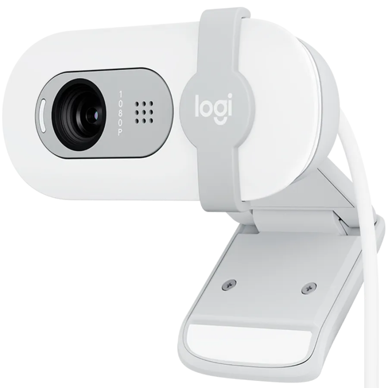 LOGITECH Brio 100 Full HD Webcam - OFF-WHITE - USB - 1