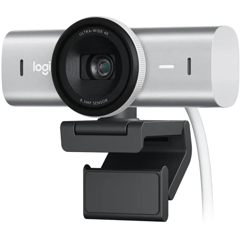 LOGITECH MX Brio 4K Ultra HD Webcam - PALE GREY - 2.4GHZ - EMEA28-935 - B2C - 1