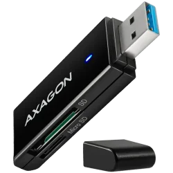 Axagon Slim super-speed USB 3.2 Gen 1 card reader with a direct USB-A connector. - 1