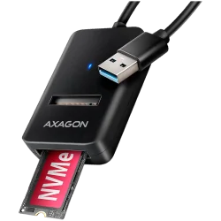 AXAGON ADM2-AM USB-A 3.2 Gen2 - 1x NVMe/SATA SDD Adapter - 1