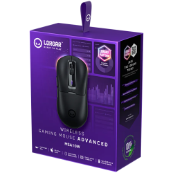 LORGAR MSA10W, Wireless Gaming Mouse Advanced, black - 8