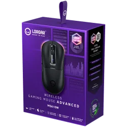 LORGAR MSA10W, Wireless Gaming Mouse Advanced, black - 8