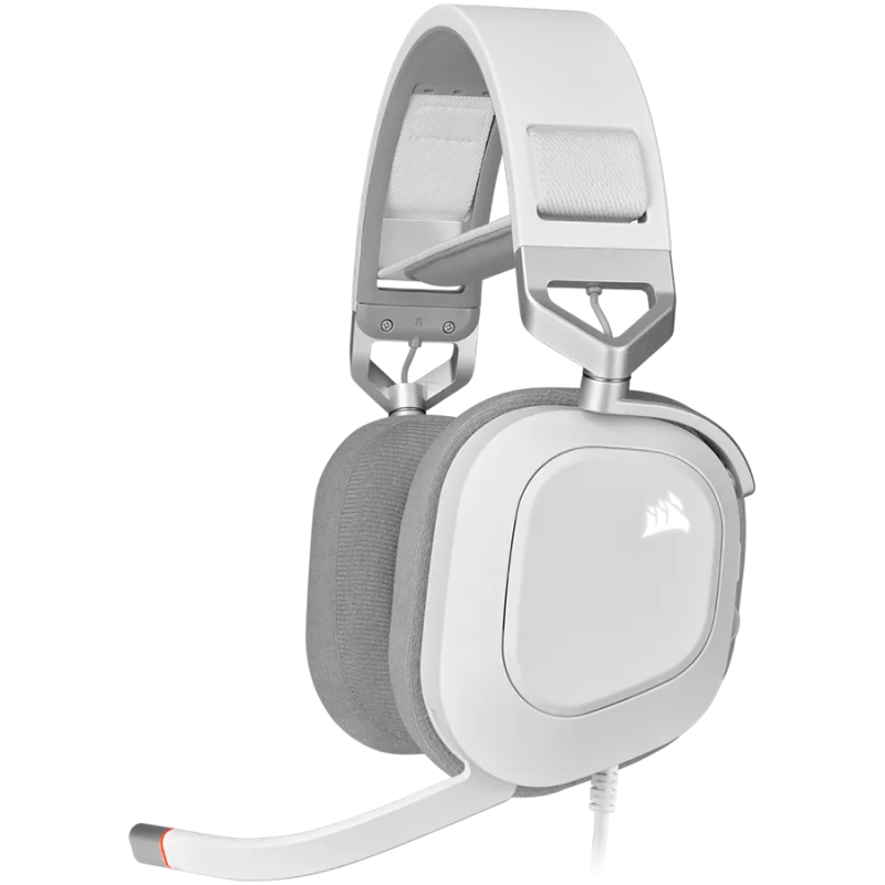CORSAIR HS80 RGB Wireless Headset, White - EU - 1