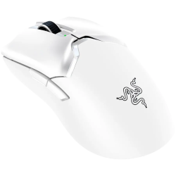 Razer DeathAdder V3 Pro - White Edition, Ergonomic Wireless Gaming Mouse, Speedflex Charging Cable USB Type C, 30000DPI, Optical