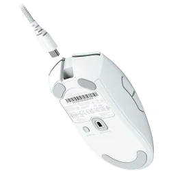 Razer DeathAdder V3 Pro - White Edition, Ergonomic Wireless Gaming Mouse, Speedflex Charging Cable USB Type C, 30000DPI, Optical