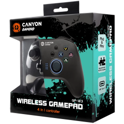 CANYON gamepad GP-W3 Android/Nintendo/PC/PS3 Wireless Black - 4