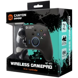 CANYON gamepad GP-W3 Android/Nintendo/PC/PS3 Wireless Black - 4