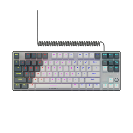 LORGAR Azar 514TKL, Wired RGB mechanical gaming keyboard, white, EN layout - 1