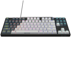 LORGAR Azar 514TKL, Wired RGB mechanical gaming keyboard, white, EN layout - 4