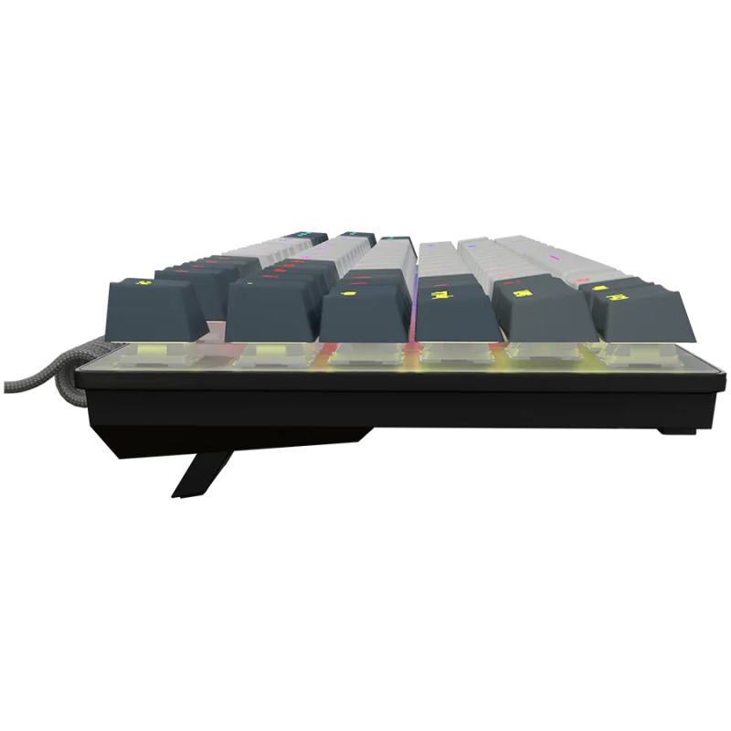 LORGAR Azar 514TKL, Wired RGB mechanical gaming keyboard, white, EN layout - 1