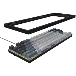 LORGAR Azar 514TKL, Wired RGB mechanical gaming keyboard, white, EN layout - 7