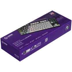 LORGAR Azar 514TKL, Wired RGB mechanical gaming keyboard, white, EN layout - 9