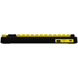 LORGAR KBP70MW, Wireless 65% Mechanical Gaming Keyboard Pro, Black/yellow, EN layout - 6