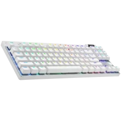 LOGITECH G PRO X TKL LIGHTSPEED Mechanical Gaming Keyboard - WHITE - US INT'L - TACTILE - 2