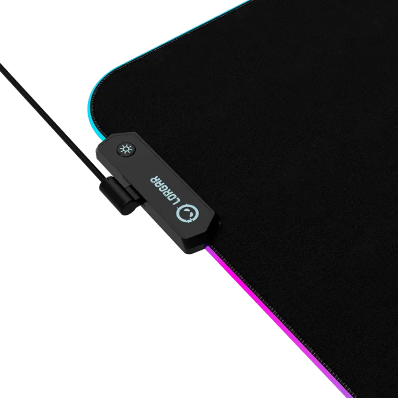 Lorgar Steller 913, Gaming mouse pad, High-speed surface, anti-slip rubber base, RGB backlight, USB connection, Lorgar WP Gamewa