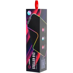 Lorgar Steller 913, Gaming mouse pad, High-speed surface, anti-slip rubber base, RGB backlight, USB connection, Lorgar WP Gamewa
