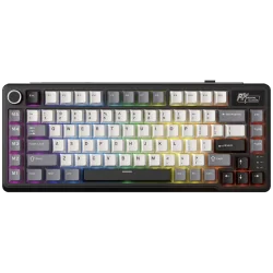 ROYAL KLUDGE RK L75 Knight Black Gaming Keyboard Cream switch - 1