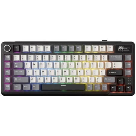 ROYAL KLUDGE RK L75 Knight Black Gaming Keyboard Cream switch - 1