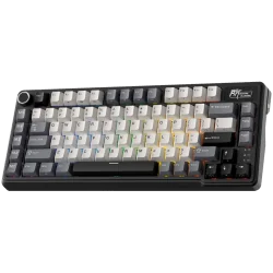 ROYAL KLUDGE RK L75 Knight Black Gaming Keyboard Cream switch - 2
