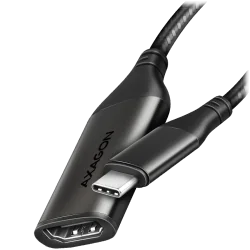 AXAGON RVC-HI2M USB-C - HDMI 2.0 adapter 4K/60Hz Aluminum, 25cm cable - 1