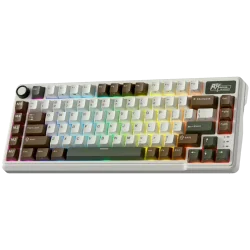 ROYAL KLUDGE RK L75 Palm Green Gaming Keyboard Cream switch - 2