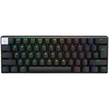 LOGITECH G PRO X 60 LIGHTSPEED Wireless Gaming Keyboard (Tactile) - BLACK - US INT'L - 2.4GHZ/BT - EMEA28-935 - TACTILE SWITCH -