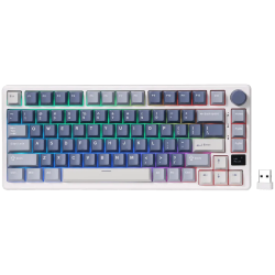 ROYAL KLUDGE RK-M75 Ocean Blue Gaming Keyboard K Sliver switch - 1