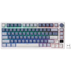 ROYAL KLUDGE RK-M75 Ocean Blue Gaming Keyboard K Sliver switch - 1