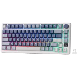ROYAL KLUDGE RK-M75 Ocean Blue Gaming Keyboard K Sliver switch - 2