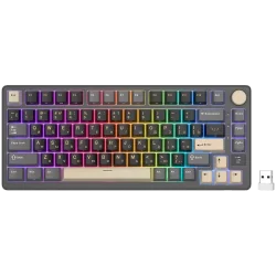 ROYAL KLUDGE RK-M75 Phantom Gaming Keyboard K Silver switch - 1