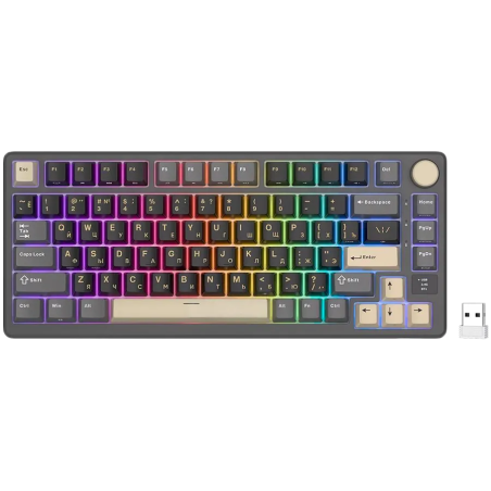 ROYAL KLUDGE RK-M75 Phantom Gaming Keyboard K Silver switch - 1
