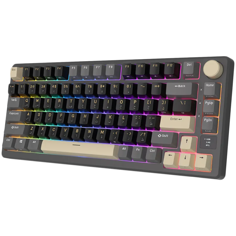 ROYAL KLUDGE RK-M75 Phantom Gaming Keyboard K Silver switch - 1