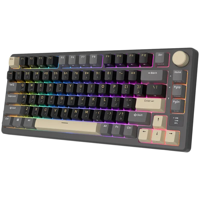 ROYAL KLUDGE RK-M75 Phantom Gaming Keyboard K Silver switch - 1