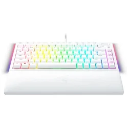 Razer BlackWidow V4 75% White, Gaming Keyboard, US Layout, Hot-swappable Design, Compact 75% Layout with Aluminum Case, Mechanic