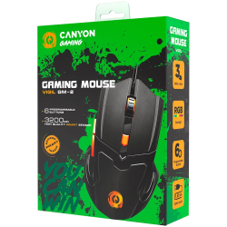 CANYON mouse Vigil GM-2 RGB 6buttons Wired Black - 6