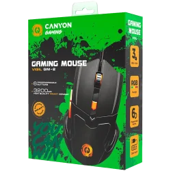 CANYON mouse Vigil GM-2 RGB 6buttons Wired Black - 6