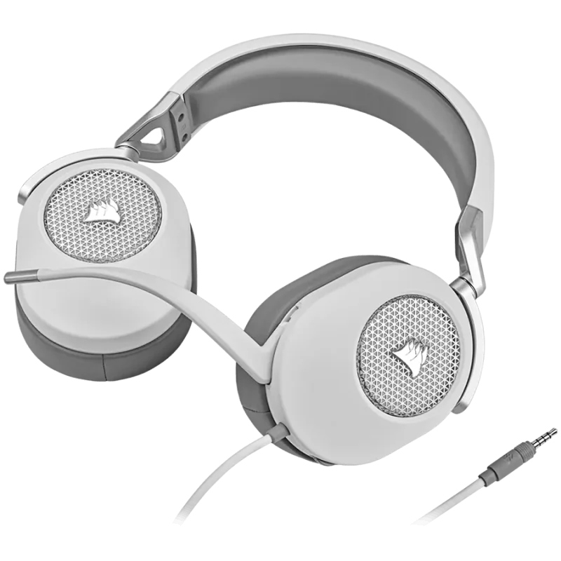CORSAIR HS65 Surround Headset, White - EU - 1