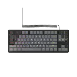 LORGAR Azar 514TKL, Wired RGB mechanical gaming keyboard, black, EN layout - 1