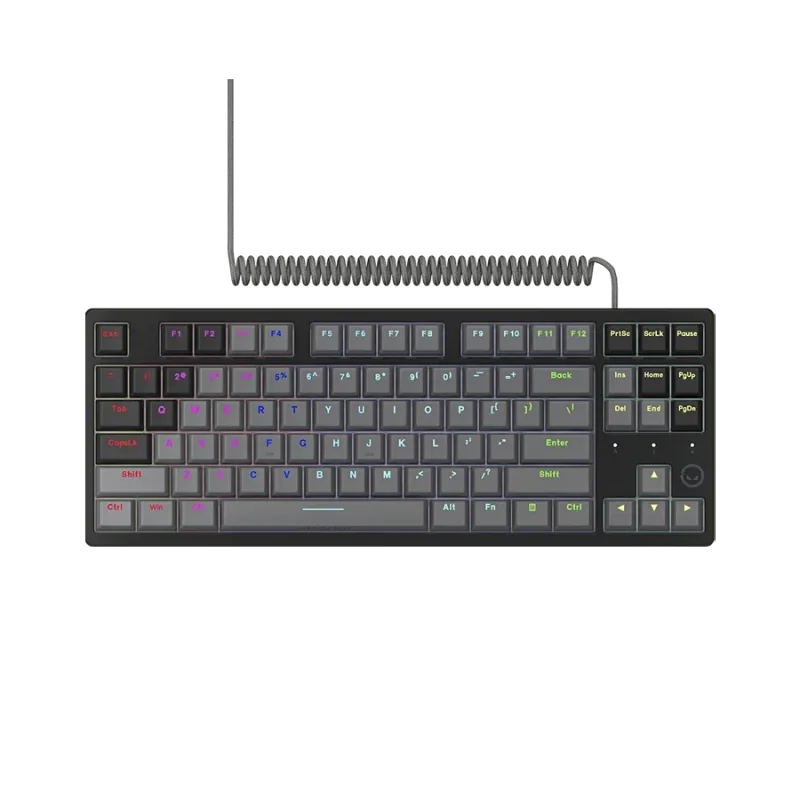 LORGAR Azar 514TKL, Wired RGB mechanical gaming keyboard, black, EN layout - 1
