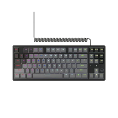 LORGAR Azar 514TKL, Wired RGB mechanical gaming keyboard, black, EN layout - 1