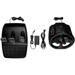 LOGITECH G923 Racing Wheel and Pedals - PC/PS - BLACK - USB - 4