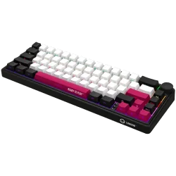 LORGAR KBP70MW, Wireless 65% Mechanical Gaming Keyboard Pro, Black/red, EN layout - 2